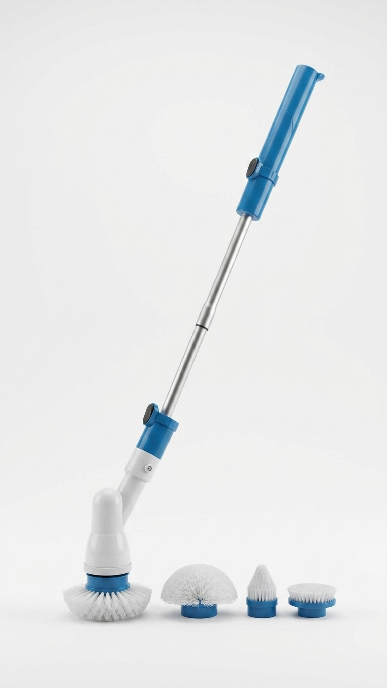Portable Spin Scrubber – Wireless Bathroom & Kitchen Cleaning Tool