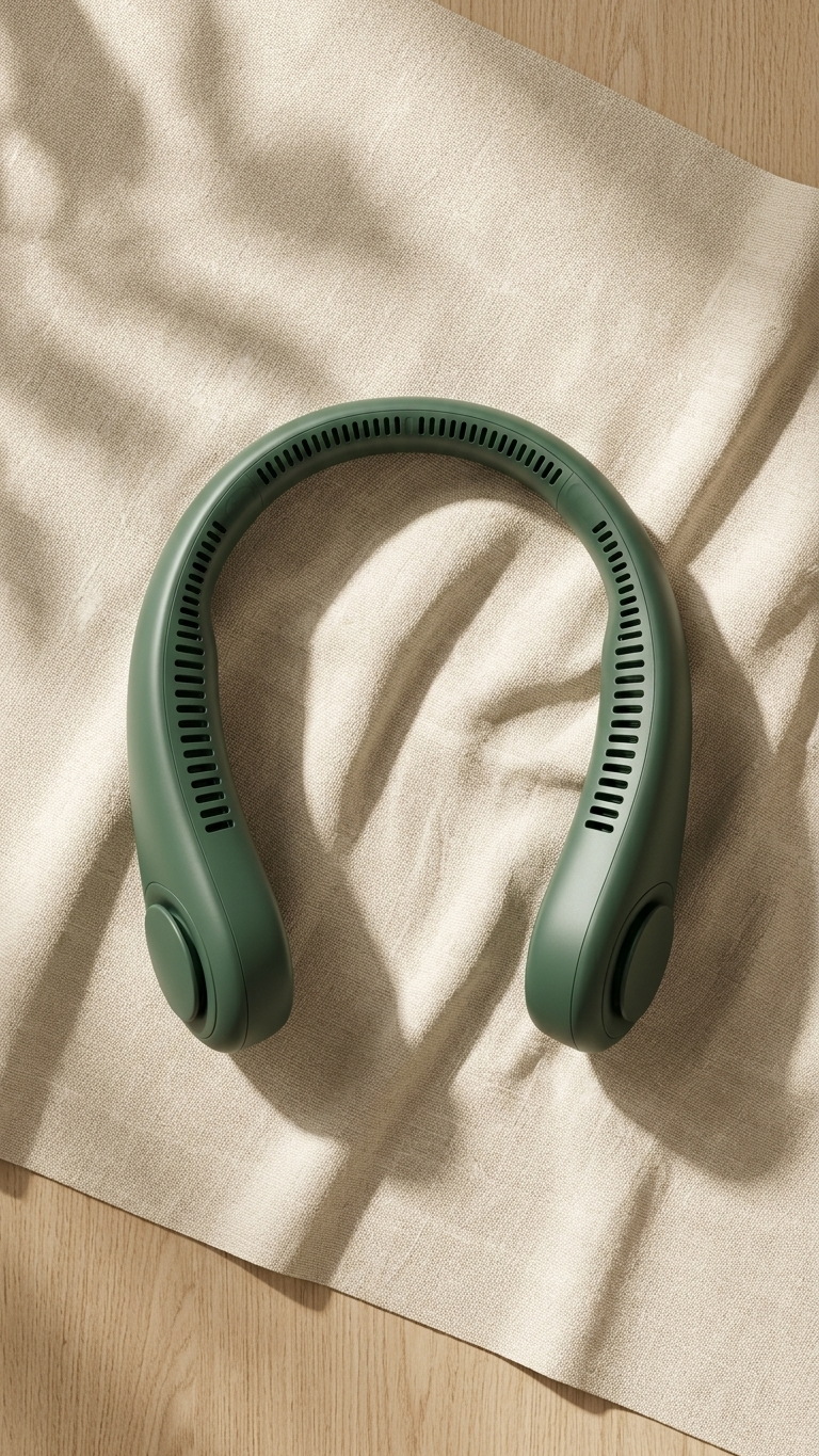 Rechargeable Neck Fan – Hands-Free Portable Cooling Fan