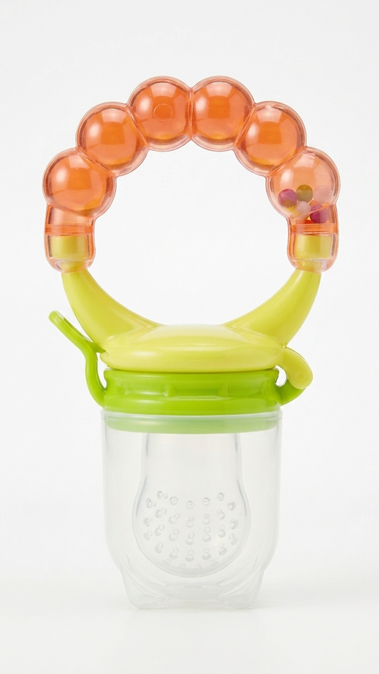 Baby Spring Food Soother – Sunshine Orange Safe Fruit Feeder for Babies