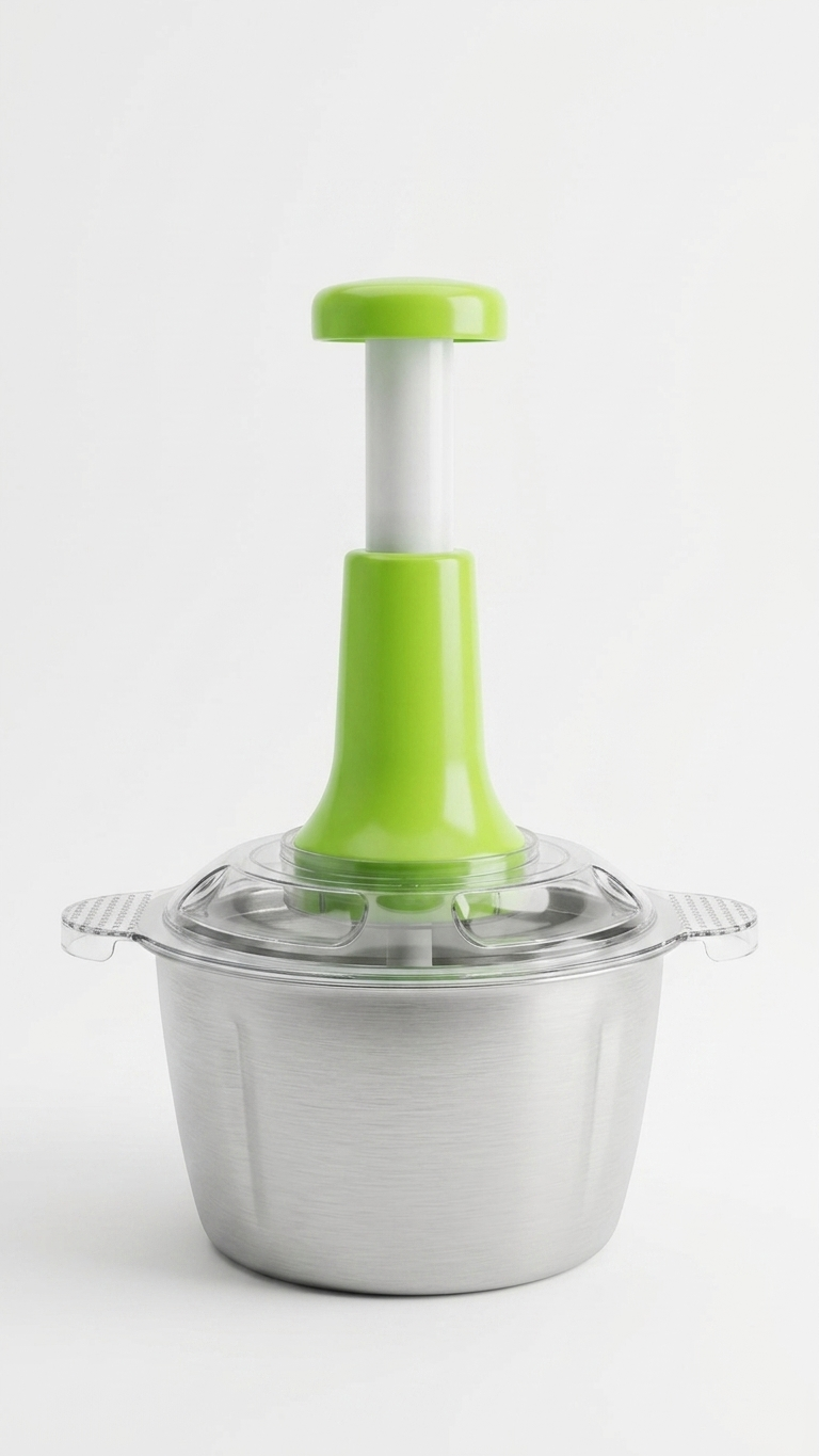 FALARI Manual Food Chopper – Portable Vegetable & Fruit Cutter