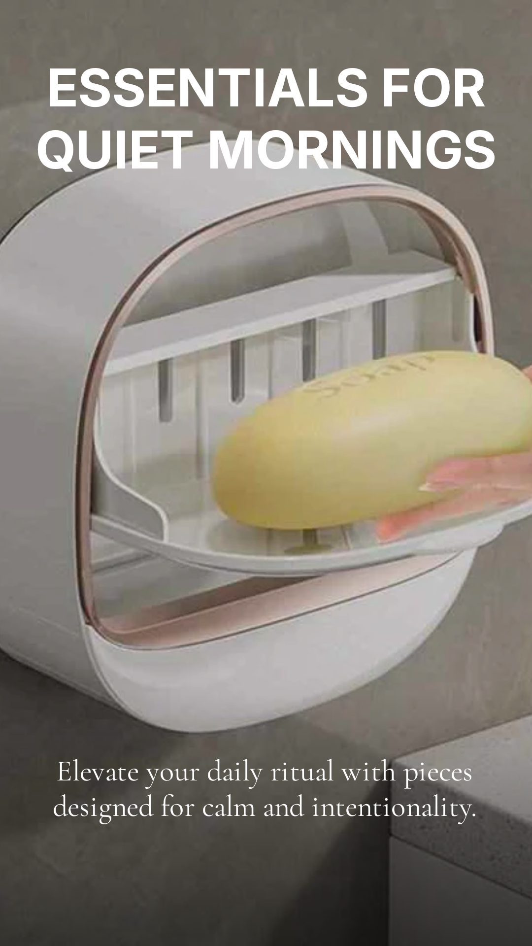 portable soap container