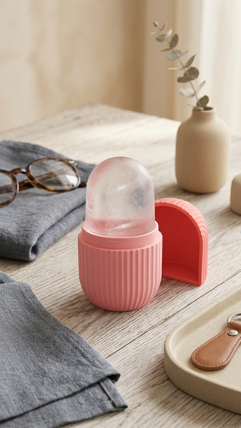 Ice Roller for Face – Silicone Beauty Tool for Smooth & Fresh Skin