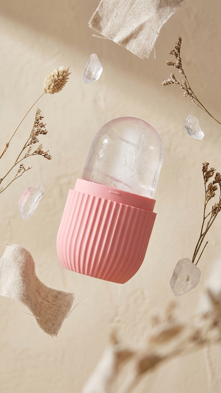 Ice Roller for Face – Silicone Beauty Tool for Smooth & Fresh Skin