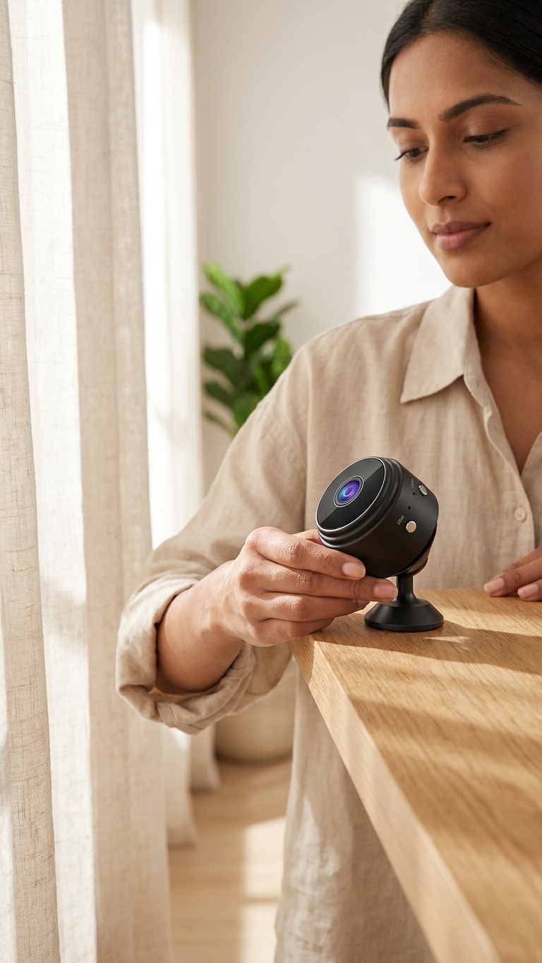 A9 Mini Hidden WiFi Camera – 1080P Rechargeable Security Cam