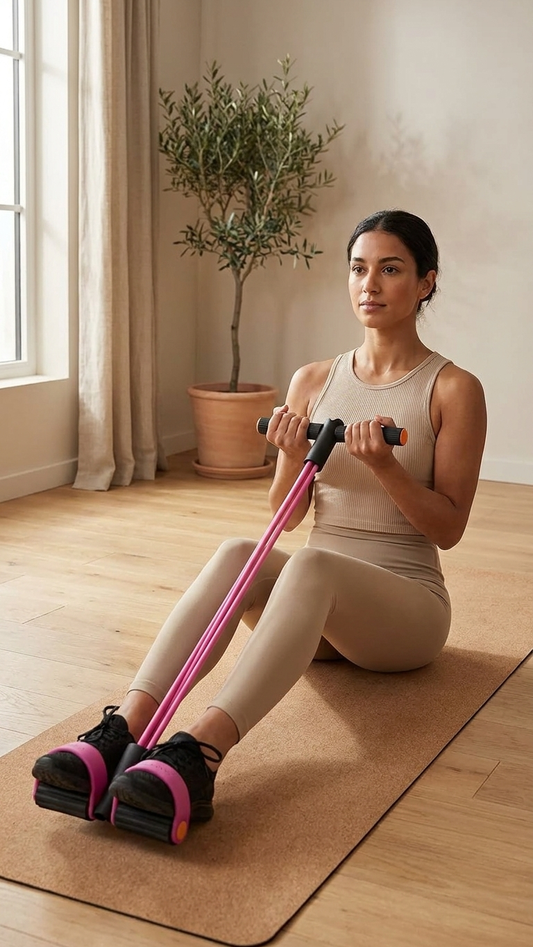 Multi-Function Tummy Trimmer – Elastic Resistance Band for Daily Exercise