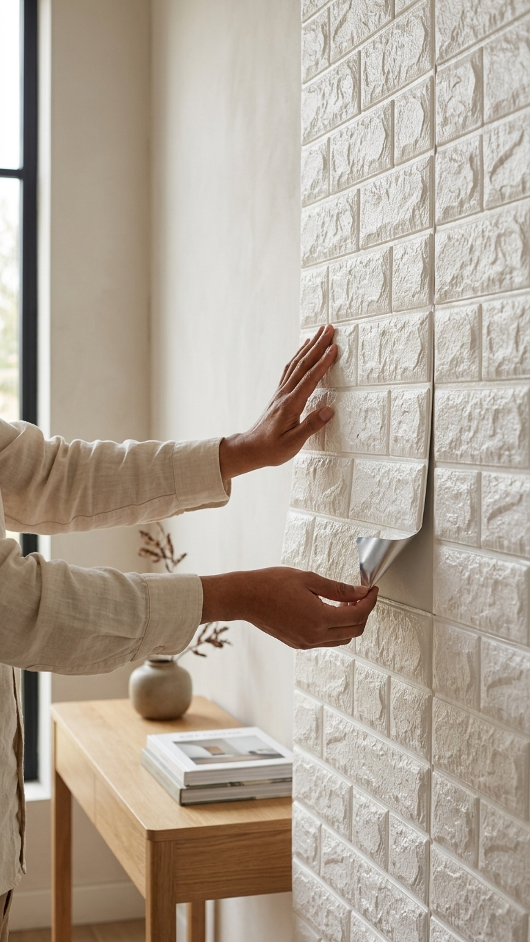 3D Wall Foam Sticker – Waterproof & Heat Resistant Wall Covering