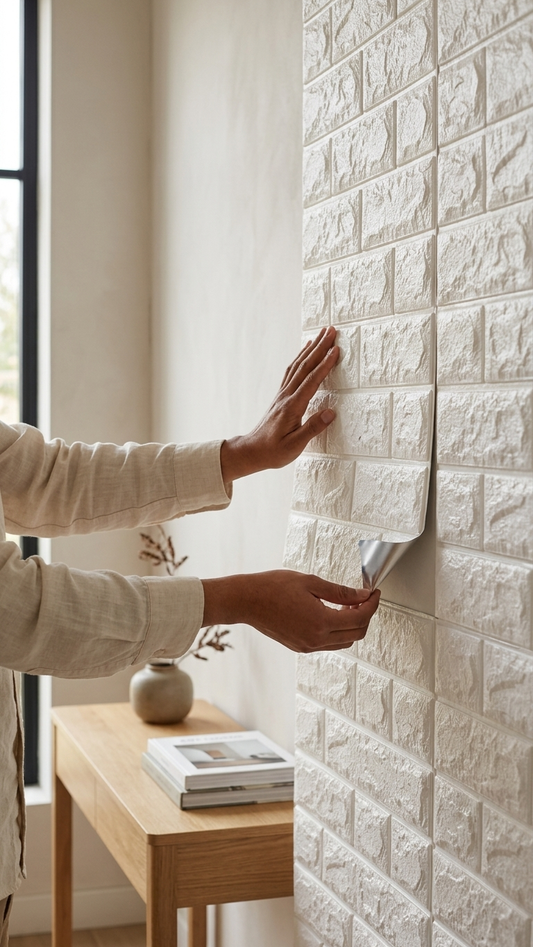 3D Wall Foam Sticker – Waterproof & Heat Resistant Wall Covering