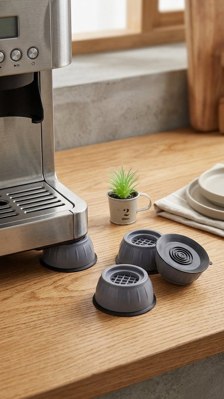 Universal Anti Vibration Pads – Non-Slip Washer & Dryer Support