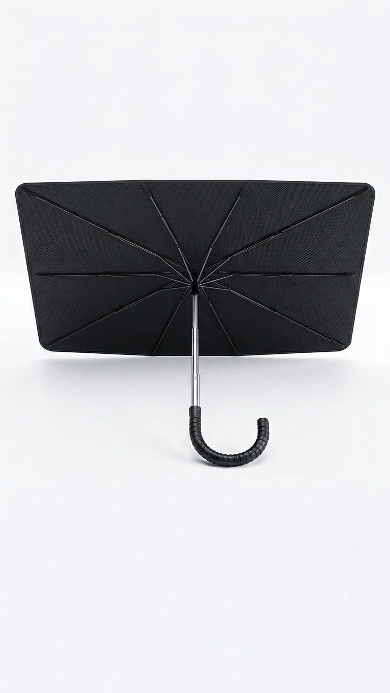 Portable Car Windshield Umbrella Shade – Foldable Interior Heat Guard